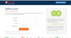 Desktop Screenshot of deflora.com